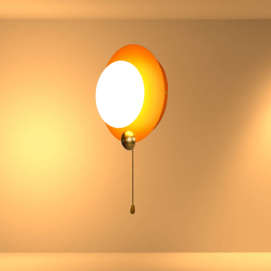 STELLAR PULL-DO wattsN ORBLámpara LED Aplique de pared decorativo, ORANGE 7 watts (TEKLED)