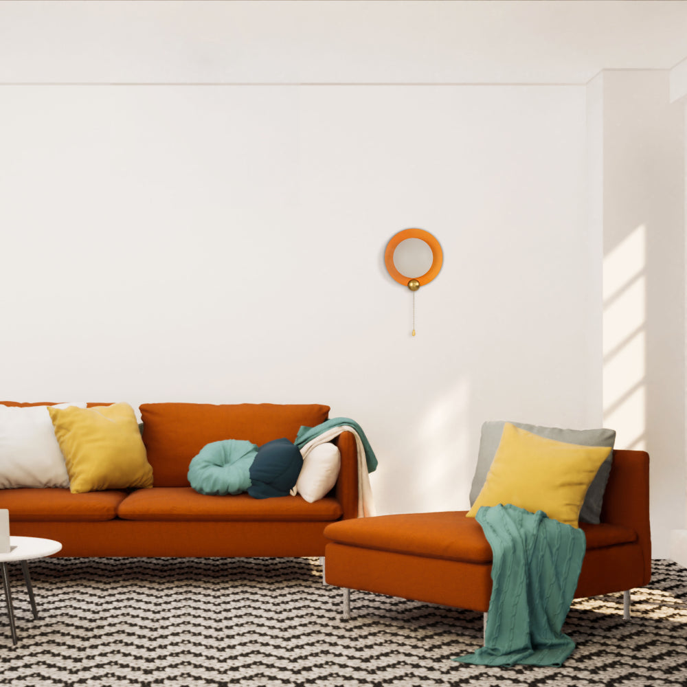 STELLAR PULL-DO wattsN ORBLámpara LED Aplique de pared decorativo, ORANGE 7 watts (TEKLED)