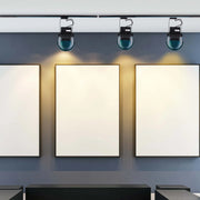 Foco de Carril LED Ajustable con Pantalla en Cúpula Turquesa