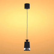 Pendant Downlight TEKLED Luz de Techo LED Colgante 10W Acabado Negro, 3000K Blanco Cálido-Negro Sharp-150-19082