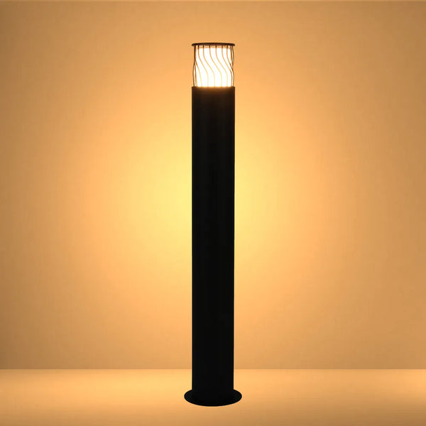Luz de Bolardo Exterior TEKLED Twilight Wave Luz de Bolardo LED para Senderos-Título Predeterminado-257-03062
