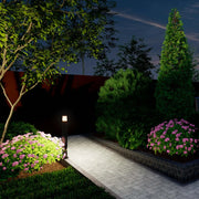 Luz de Bolardo para Exteriores TEKLED Twilight Wave LED Camino de Bolardo-Luz Título Predeterminado-257-03062