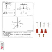 User manual for Gold Rod Modern Pendant Tiered Chandelier Light with 6xE27 Fittings | TEKLED 159-17574