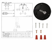 User manual for Black Top Rose Gold Metal Cage Mix Pendant Ceiling Light with 3xE27 | TEKLED 150-18082