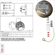 User manual for Matte Nickel Metal Silver Globe Nest Hinged Wall Light with E14 Fitting | TEKLED 151-19697