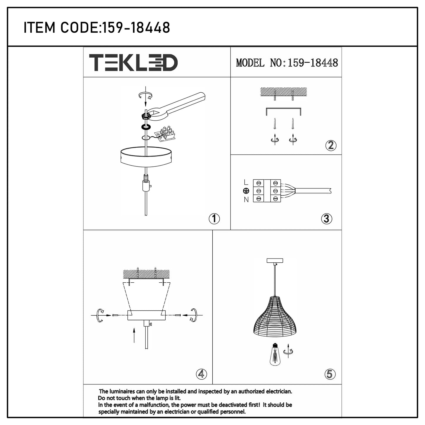 Colección de lámparas colgantes tejidas - Cuerda, bambú y madera