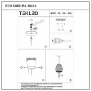 Colección de lámparas colgantes tejidas - Cuerda, bambú y madera