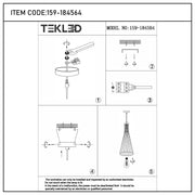 Colección de lámparas colgantes tejidas - Cuerda, bambú y madera